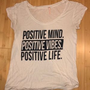 JC fits inc :positive thinking short sleeve